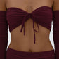 Muse Bra Maroon